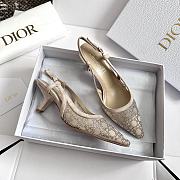 Fortok Dior Sparkling Galaxy Slingback Beige - 4