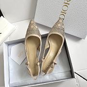 Fortok Dior Sparkling Galaxy Slingback Beige - 2