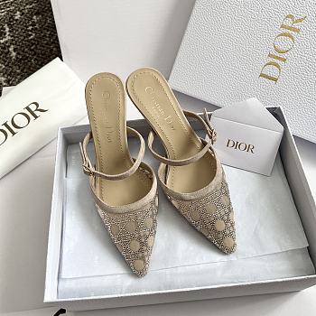 Fortok Dior Sparkling Galaxy Beige High Heels