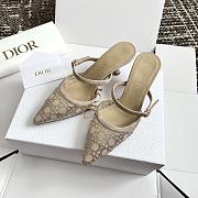 Fortok Dior Sparkling Galaxy Beige High Heels - 3