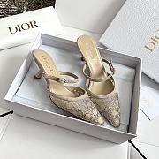 Fortok Dior Sparkling Galaxy Beige High Heels - 2