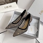 Fortok Dior Sparkling Galaxy Black Heel Shoes - 2