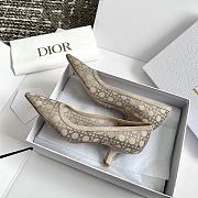 Fortok Dior Sparkling Galaxy Beige Heel Shoes - 2