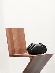 Fortok Chanel 25C Black Sheepskin Backpack 31x23x10cm - 6