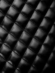 Fortok Chanel Cambon Line Quilted Tote Shoulder Bag Full Black 30x25cm - 2