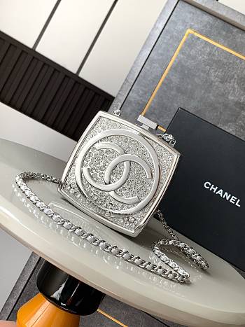 Fortok Chanel Diamond Evening Bag 7.5×6.5×2.5cm