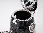 Fortok Chanel Plexiglass Crystal Rocket Ship Minaudière Clutch Black 25×10cm - 5