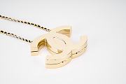 Fortok Chanel Double C Logo Small Bag Gold 10×8×2cm - 2