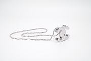 Fortok Chanel Double C Logo Small Bag Silver 10×8×2cm - 5