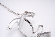 Fortok Chanel Double C Logo Small Bag Silver 10×8×2cm - 2
