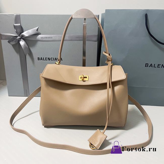 Fortok Balenciaga Rodeo Bag in Beige 28x20x10cm - 1