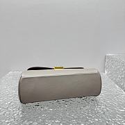 Fortok Miu Miu 24SS Baguette Bag Grey 5645 25x8x15cm - 5