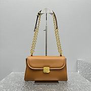 Fortok Miu Miu 24SS Baguette Bag Brown 5645 25x8x15cm - 1