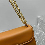 Fortok Miu Miu 24SS Baguette Bag Brown 5645 25x8x15cm - 5