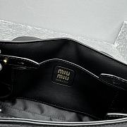 Fortok Miu Miu 24SS Baguette Bag Black 5645 25x8x15cm - 6