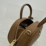 Fortok Miu Miu 23SS Dumpling Bag Brown 5560 18x11.5x8cm - 6
