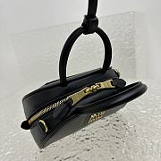 Fortok Miu Miu 23SS Dumpling Bag Black 5560 18x11.5x8cm - 4