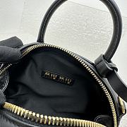 Fortok Miu Miu 23SS Dumpling Bag Black 5560 18x11.5x8cm - 3