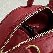 Fortok Miu Miu 23SS Dumpling Bag Red 5560 18x11.5x8cm - 3