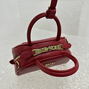 Fortok Miu Miu 23SS Dumpling Bag Red 5560 18x11.5x8cm - 4