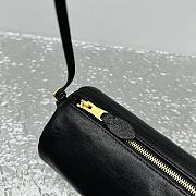 Fortok Miu Miu Small Round Pen Holder Bag Black 5717 22x9.5x8.5cm - 3