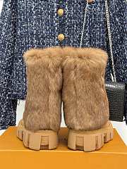 Fortok Louis Vuitton Donkey Snow Boots Brown - 4
