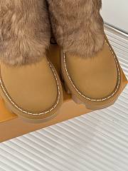 Fortok Louis Vuitton Donkey Snow Boots Brown - 3