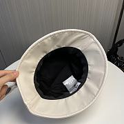 Fortok Miu Miu Bucket Hat White Leather - 3