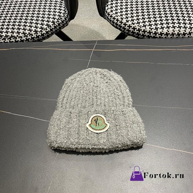 Fortok Moncler Knitted Beanie Grey - 1