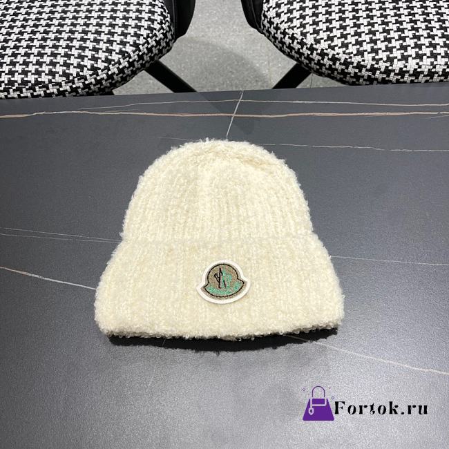 Fortok Moncler Knitted Beanie White - 1