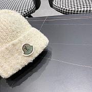 Fortok Moncler Knitted Beanie White - 3