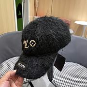 Fortok Louis Vuitton 2024 Plush Fox Baseball Cap Black - 6