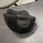 Fortok Louis Vuitton 2024 Plush Fox Baseball Cap Black - 5