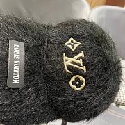 Fortok Louis Vuitton 2024 Plush Fox Baseball Cap Black - 4