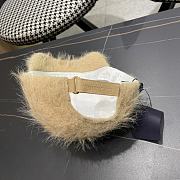 Fortok Louis Vuitton 2024 Plush Fox Baseball Cap Beige - 5