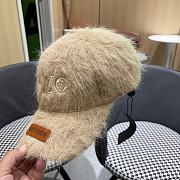 Fortok Louis Vuitton 2024 Plush Fox Baseball Cap Beige - 4