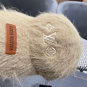 Fortok Louis Vuitton 2024 Plush Fox Baseball Cap Beige - 3