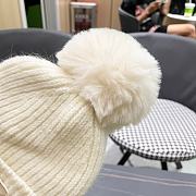 Fortok Prada 24 Knitted Wool Beanie White - 6