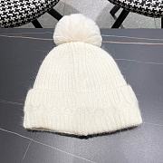 Fortok Prada 24 Knitted Wool Beanie White - 3
