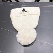 Fortok Prada 24 Knitted Wool Beanie White - 2