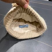 Fortok Prada 24 Knitted Wool Beanie Light Brown - 6