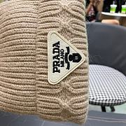 Fortok Prada 24 Knitted Wool Beanie Light Brown - 3