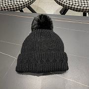 Fortok Prada 24 Knitted Wool Beanie Black - 2