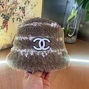 Fortok Chanel 2024 Fluffy Hat  Brown - 1