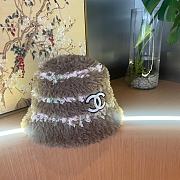 Fortok Chanel 2024 Fluffy Hat  Brown - 2