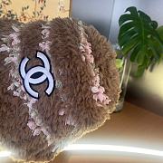 Fortok Chanel 2024 Fluffy Hat  Brown - 3