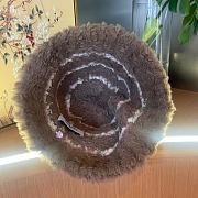 Fortok Chanel 2024 Fluffy Hat  Brown - 5