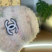 Fortok Chanel 2024 Fluffy Hat White - 5