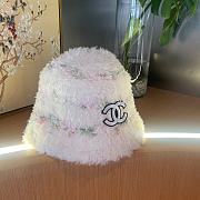 Fortok Chanel 2024 Fluffy Hat White - 4