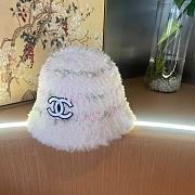 Fortok Chanel 2024 Fluffy Hat White - 3
